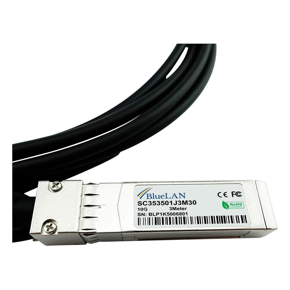 Kabllo për Rrjet BlueOptics DAC-SFP-10G-3M-BL, 10 Gbps, SFP+ në SFP+, DAC, 3 m - Zezë - 2