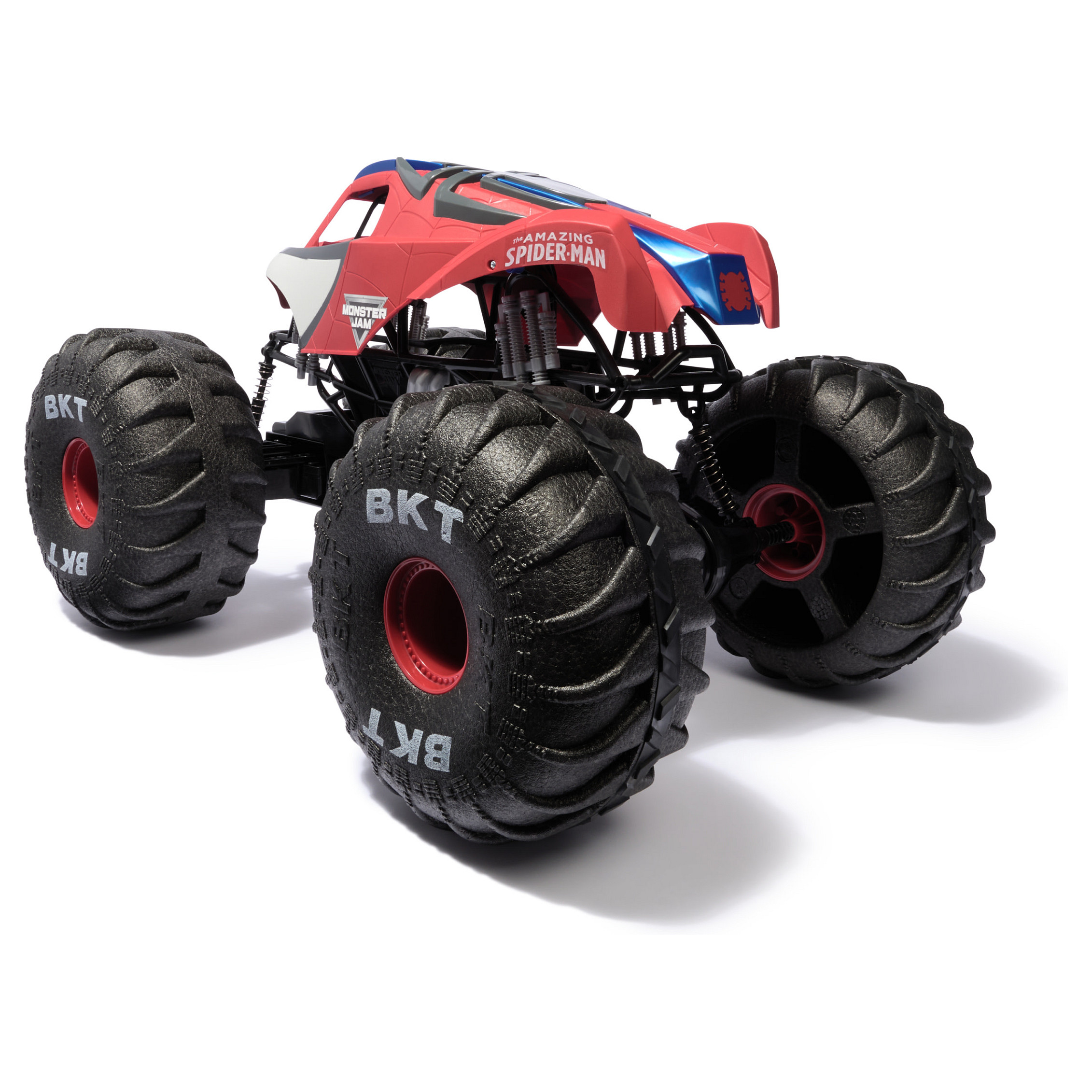 Lodra Spin Master Monster Jam Marvel Mega Spider-Man RC Monster Truck – 1:6 Scale / 61 cm / Remote Control / Rechargeable Battery - Zezë/Kuqe - 4