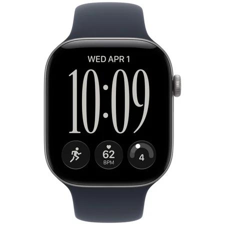 Apple Watch Series 12, 46mm, GPS + Cellular, Space Gray Aluminium, Navy Blue Sport Band - M/L - 2