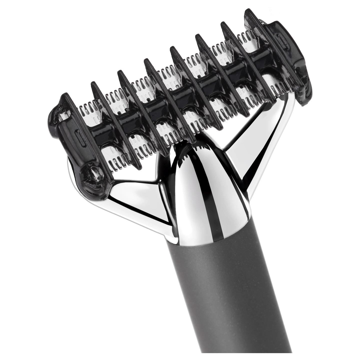 Makinë e rrojës dhe trimer BaByliss X-Blade OT996E / Japanese Steel / 0.2 mm / Wet & Dry / USB-C / 45 Min – Argjend - 5