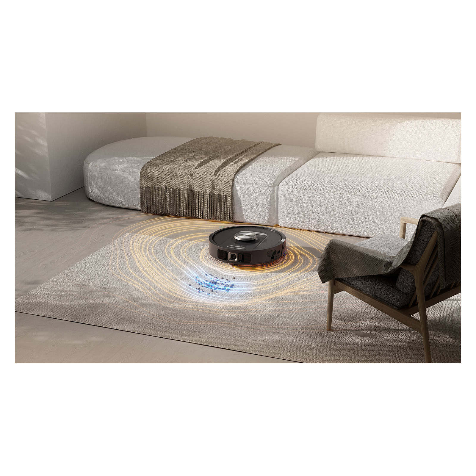 Fshesë Robotike Shark RV2800YEEU – E Zezë/Argjendtë - 9