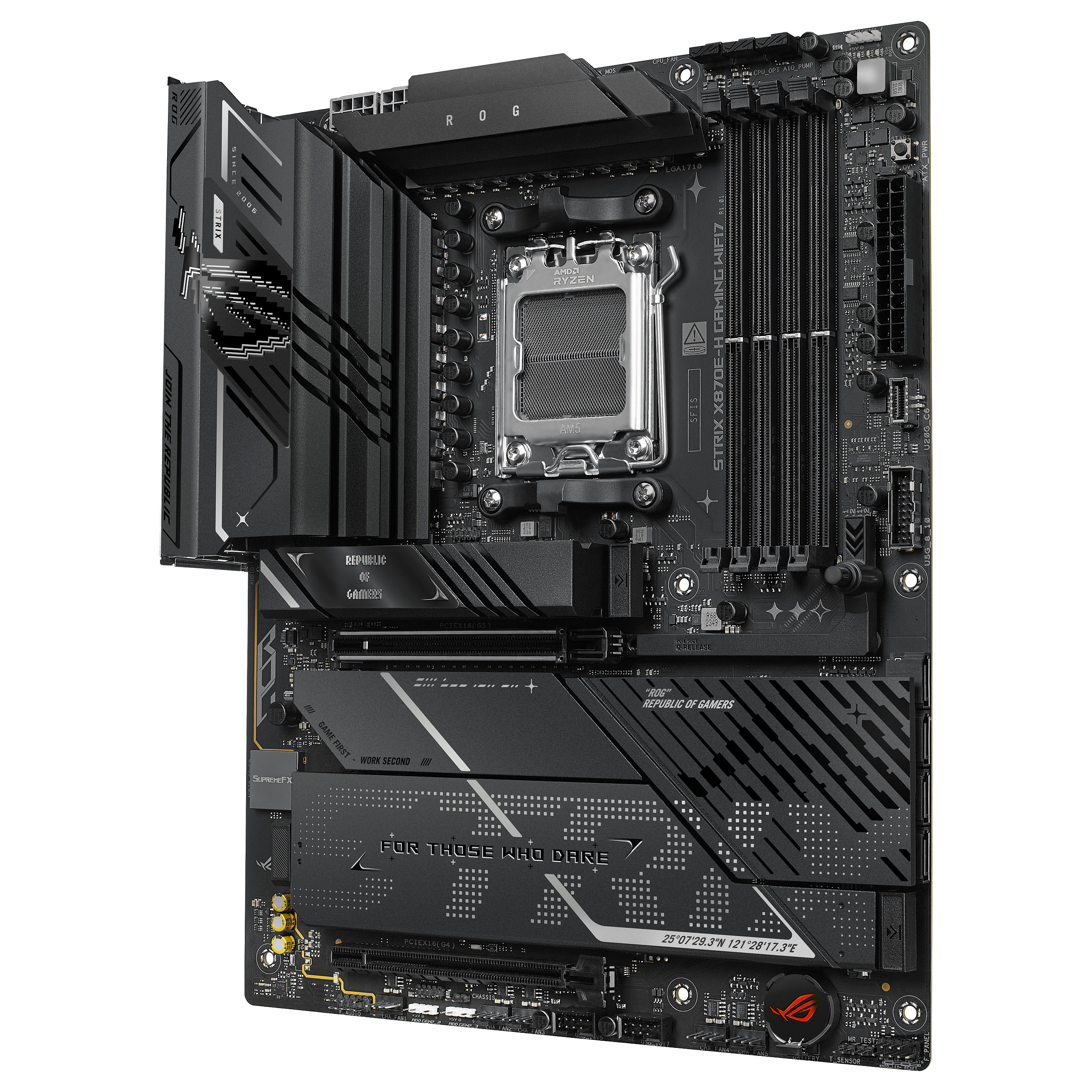 Pllakë Amë AMD AM5 ASUS ROG STRIX X870E-H Gaming WIFI7 / DDR5 / ATX / HDMI - 3