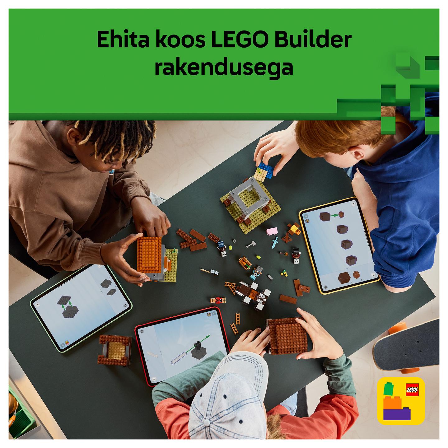 LEGO Minecraft The Pillager Outpost and Ravager - 35