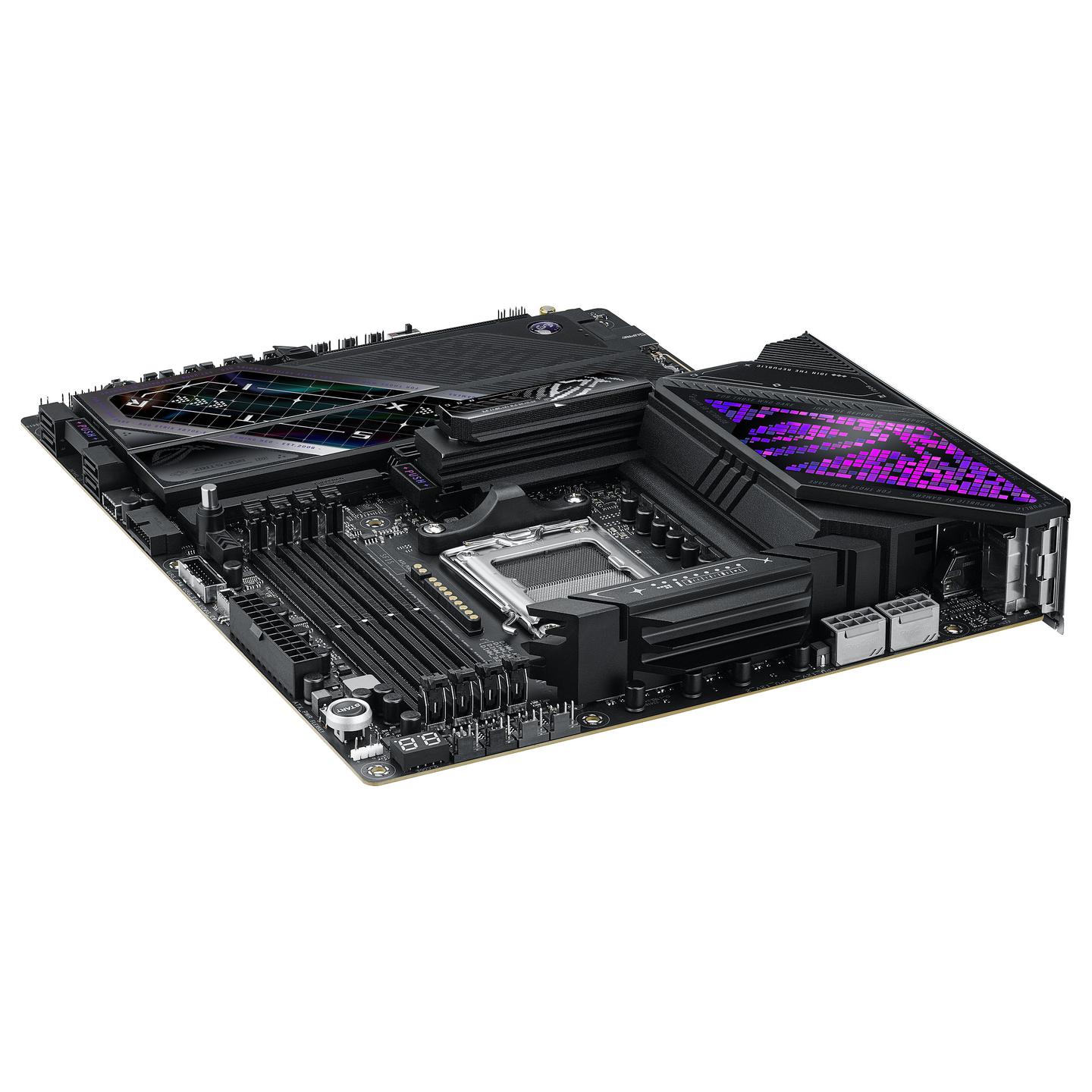 Pllakë Amë ASUS ROG STRIX X870E-E GAMING / AMD AM5 / X870E / DDR5 / ATX / Wi-Fi 7 / 5GbE LAN - 9