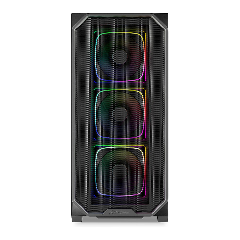 Kasë Sharkoon AK5M RGB ATX 1xMetal - Zezë - 2