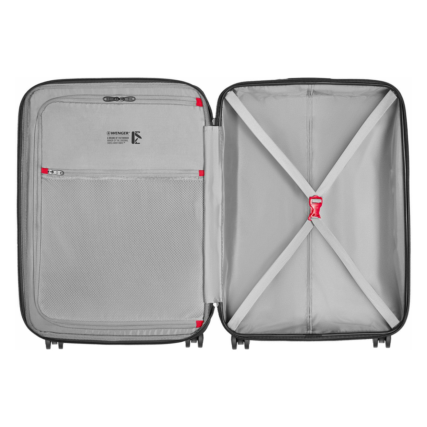 Çantë Bagazhi Wenger SwissGear Prymo Medium / Hard Shell / ABS + Polycarbonate / 59 L / 67 L Expandable / 4 Spinner Wheels / TSA Travel Sentry / Double-Coil Zipper - Zezë - 7