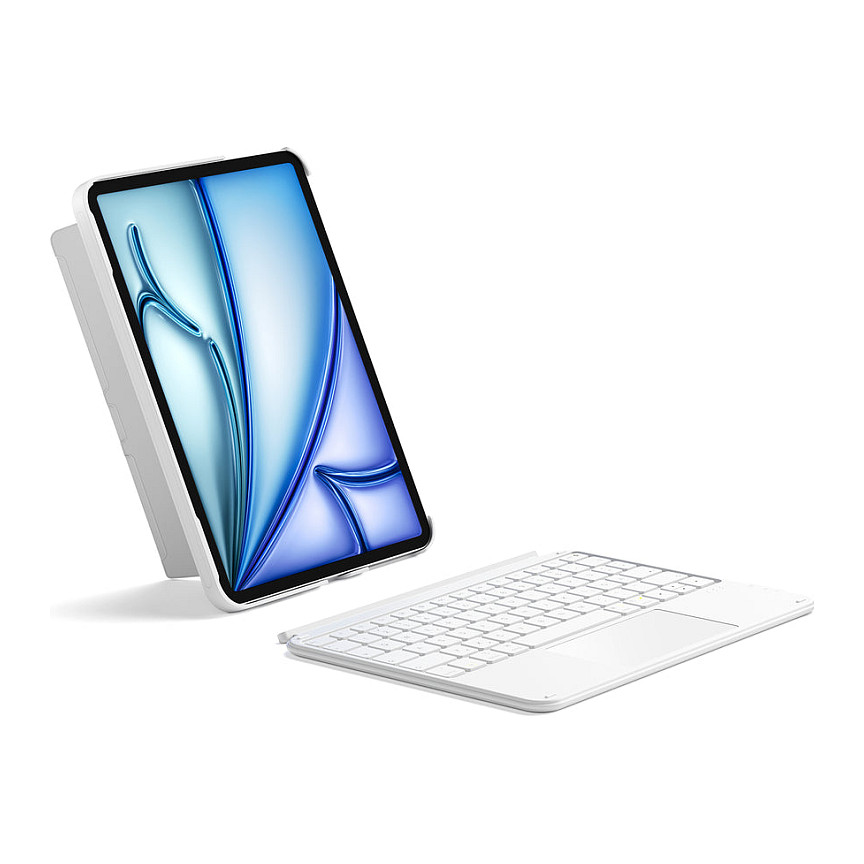 Aksesorë për tablet Inateck Keyboard for iPad Air 11" (4th–6th Gen) / QWERTZ Layout / with Cover Compatibility - Bardhë - 2