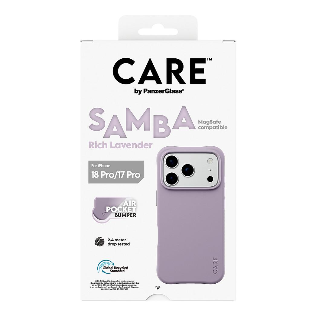 Case për Telefon PanzerGlass CARE by Samba për iPhone 17 Pro, iPhone 18 Pro, MagSafe, TPU, Rich Lavender - Rozë - 3