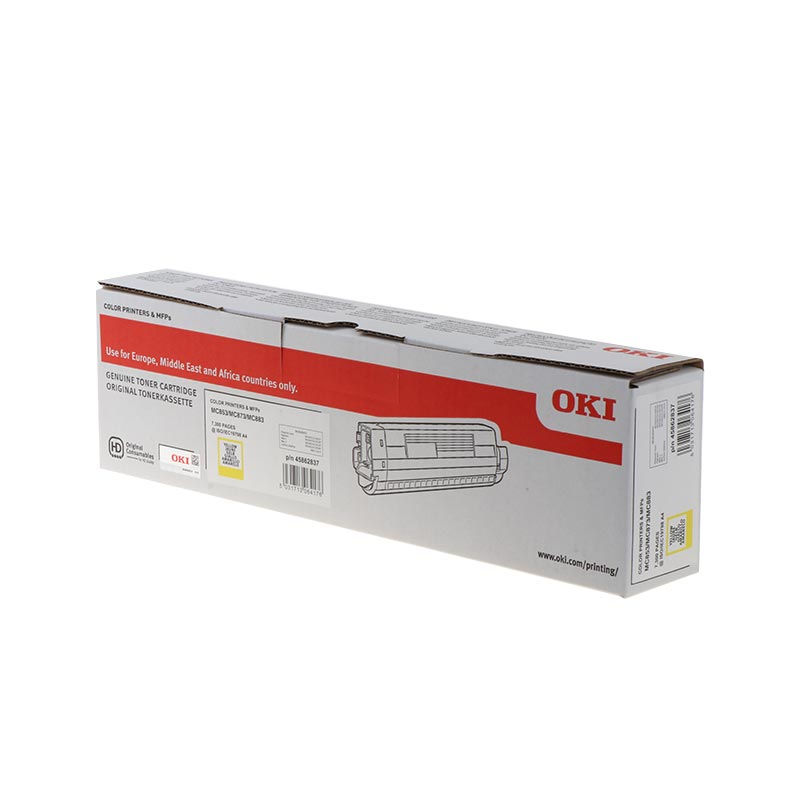 Toner OKI 45862837 – Verdhë - 1