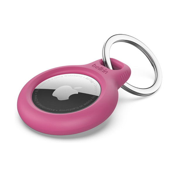 Mbajtës AirTag Belkin Secure Holder / Mbajtëse me Unazë Çelësash - Rozë