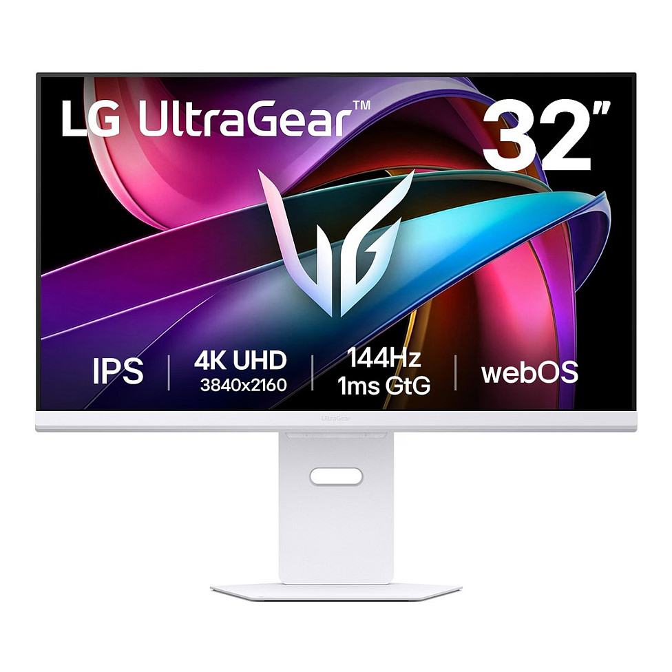 Monitor Gaming LG UltraGear 32G810SA-W / 32" / 4K UHD IPS / 144Hz / 1ms / 2×HDMI+DisplayPort+USB-C - Bardhë