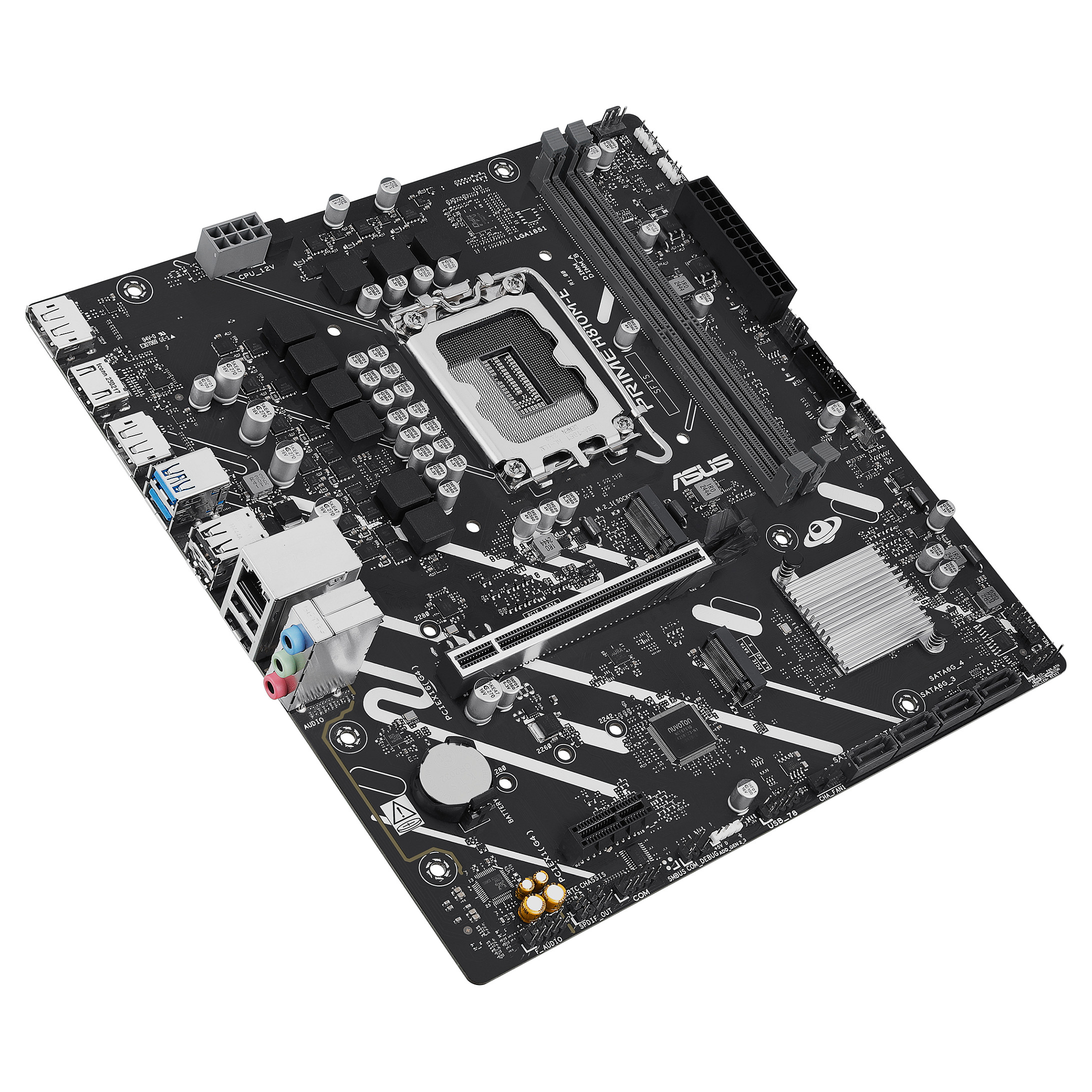 Pllakë Amë Intel ASUS PRIME H810M‑E‑CSM / LGA 1851 / DDR5 / mATX - 6