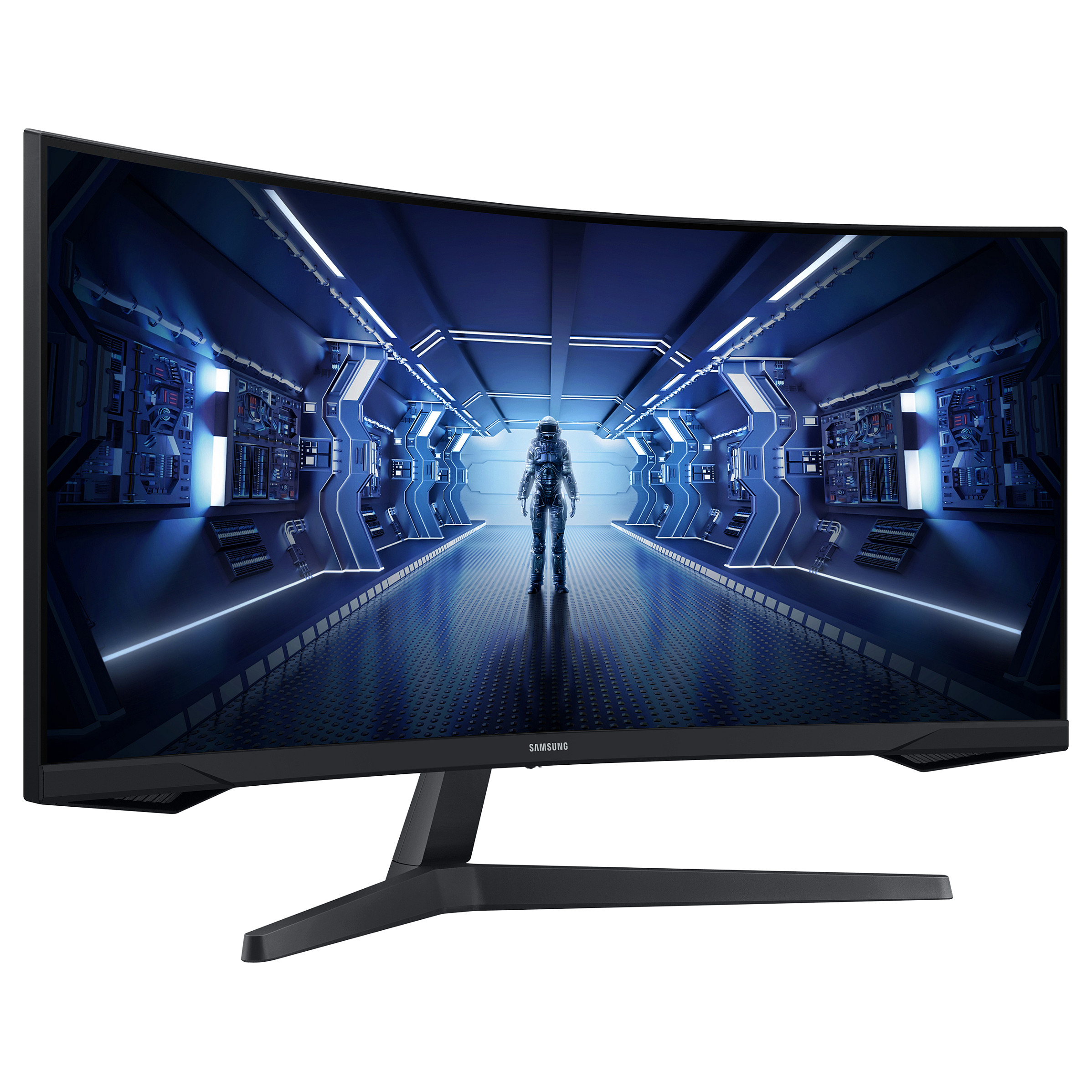 Monitor Samsung Odyssey G55T / 34''/ UWQHD VA Curved / 165Hz / 1ms / HDMI+DP - Zezë - 4