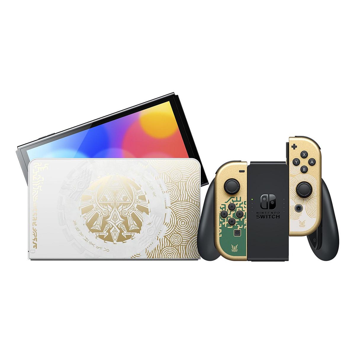 Nintendo Switch OLED / The Legend of Zelda: Tears of the Kingdom Edition / 64 GB / 7" OLED / 1280 × 720 / Wi-Fi / Bluetooth – Ari/Zezë - 2