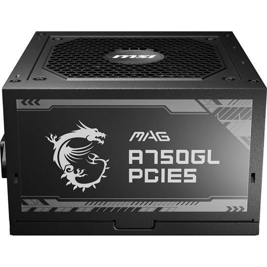 Furnizues Energjie MSI MAG A750GN PCIE5, 750W, 80 PLUS Gold, ATX, PCIe 5.1, 16-pin – Zezë - 4