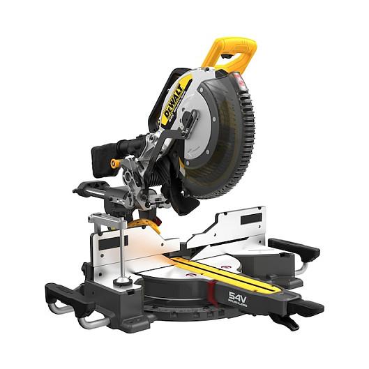 Sharrë për Prerje në Kënd DeWALT DCS781N-XJ, 54V, 305mm, Brushless - Verdhë/Zezë - 4