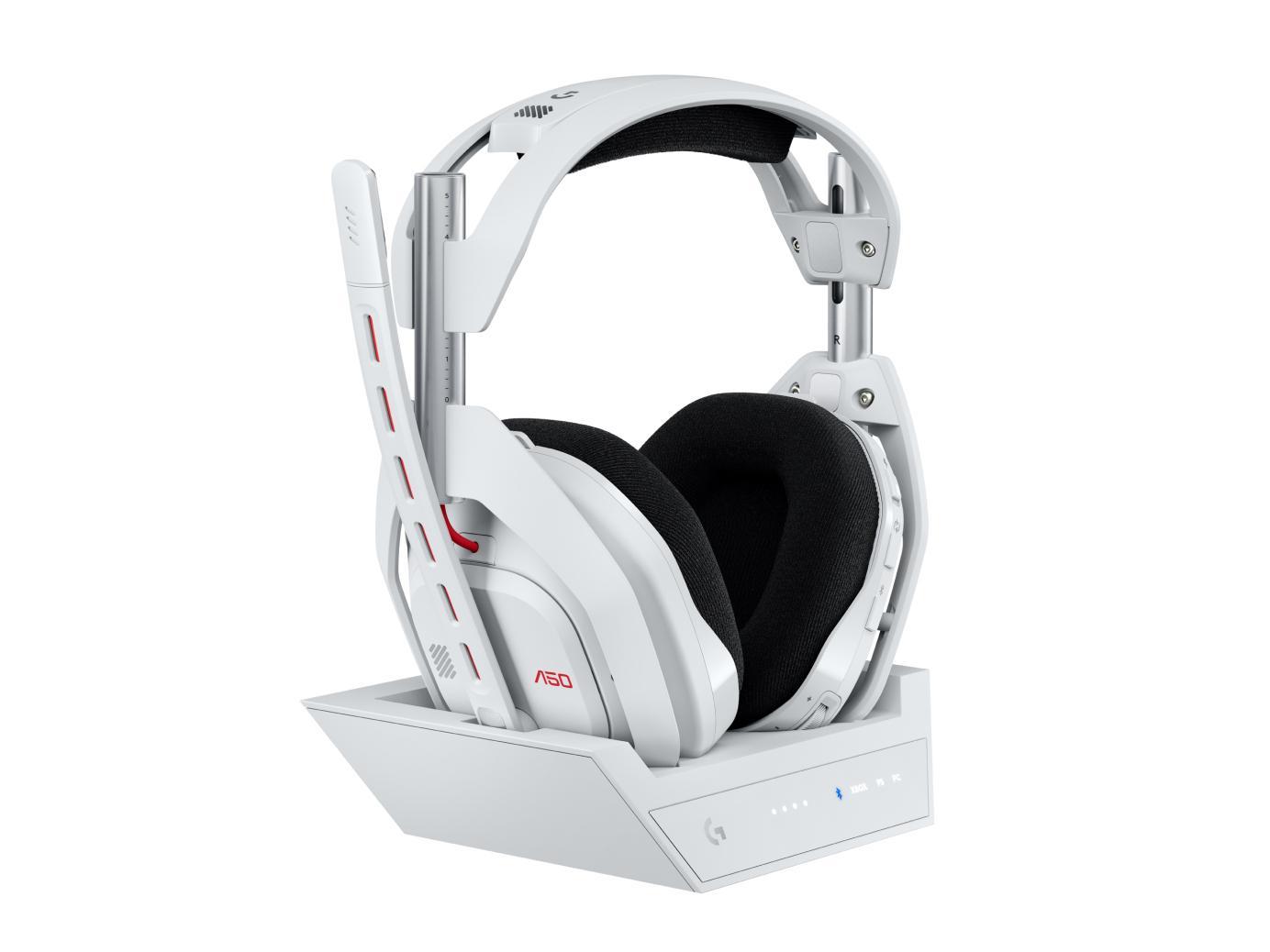 Kufje Gaming Logitech G Astro A50 Lightspeed / LIGHTSPEED Wireless / Bluetooth / PRO-G Graphene 40mm - Bardhë