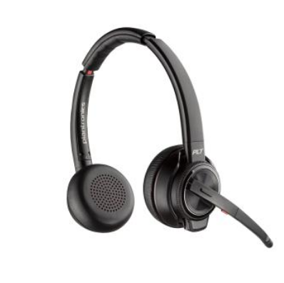 Kufje pa kabllo Poly Savi 8220 UC / DECT / ANC / On-Ear / USB - Zezë