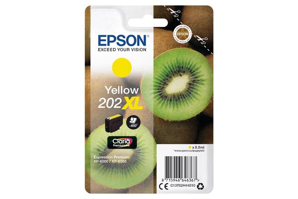 INK Epson 202XL, C13T02H44020, 8.5ml, Deri 650 Faqe - Verdhë