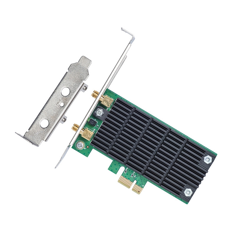 Kartë Rrjeti TP‑LINK Archer T4E / Wi‑Fi AC1200 / Dual Band / PCIe - 3