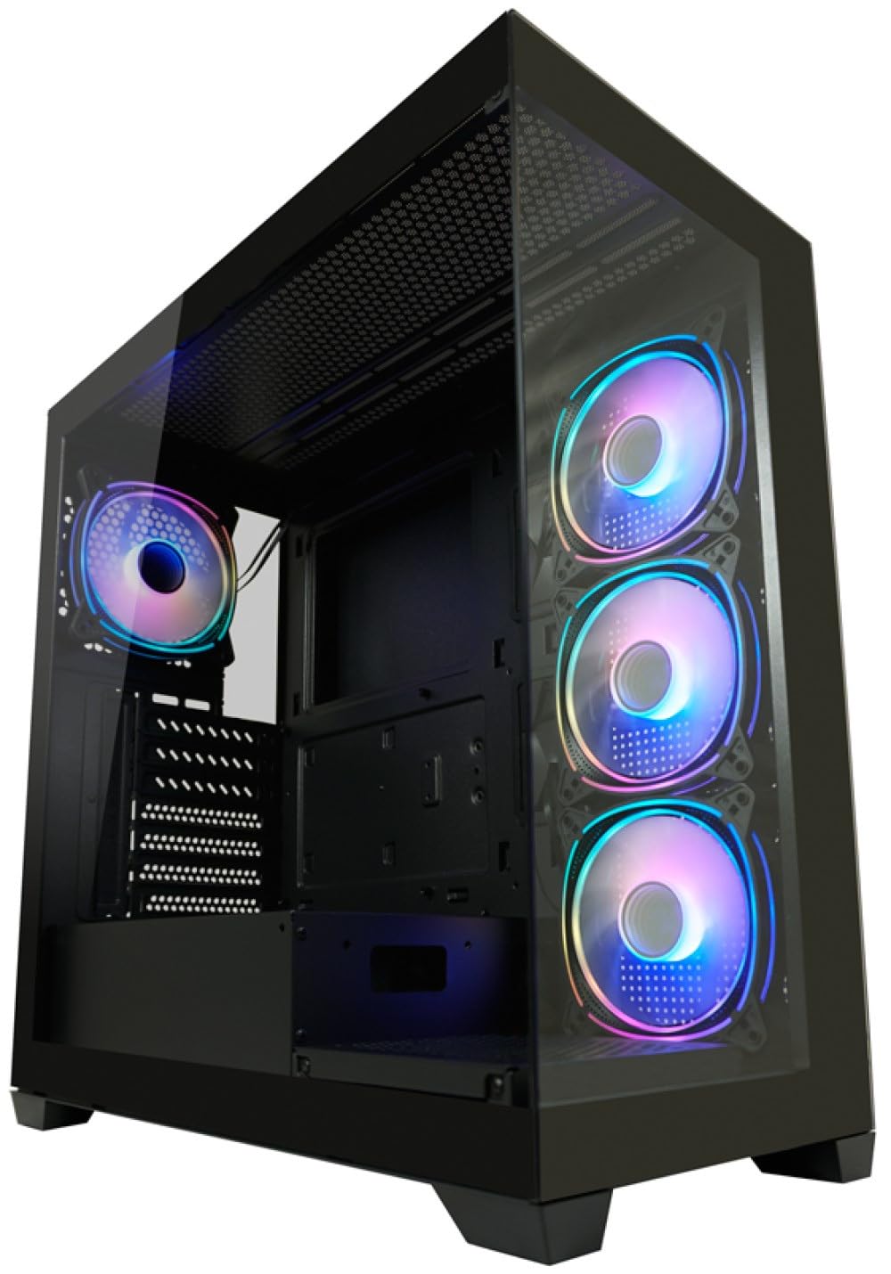 SUMMER SERIES 43 / Ryzen 7 9800X3D / 32GB DDR5 / 1TB / RX 9060 XT 16GB / Kasë Seamless X - e zezë