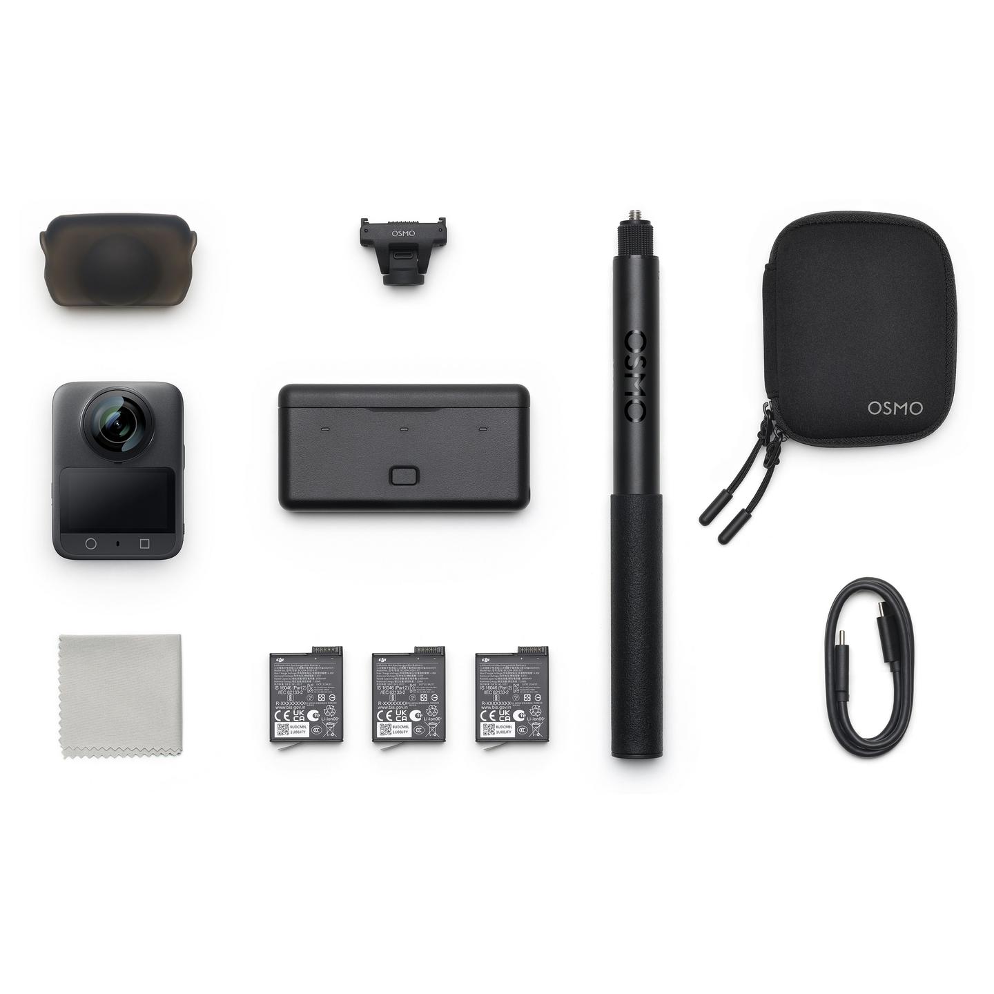 Video Kamera DJI Osmo 360 Adventure Combo, 8K, 120MP, 1/1.1" CMOS, 360° - Zezë - 12