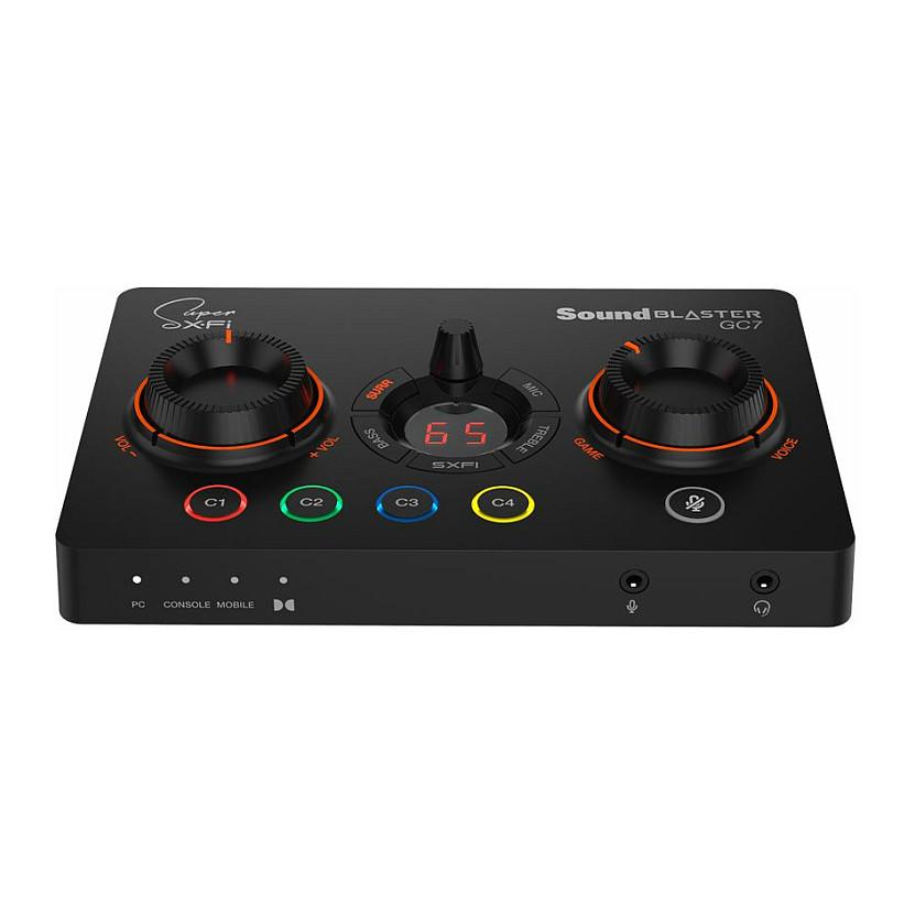 Kartë e Zërimit Creative Sound Blaster GC7, 7.1 Kanale, 24-bit, USB, Për Gaming - Zezë