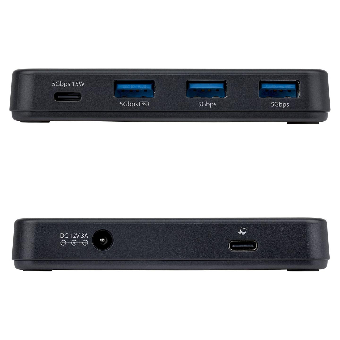 Hub StarTech.com 311UE-USB-HUB, 3x USB-A, 1x USB-C, 5Gbps, 36W - Zezë - 2