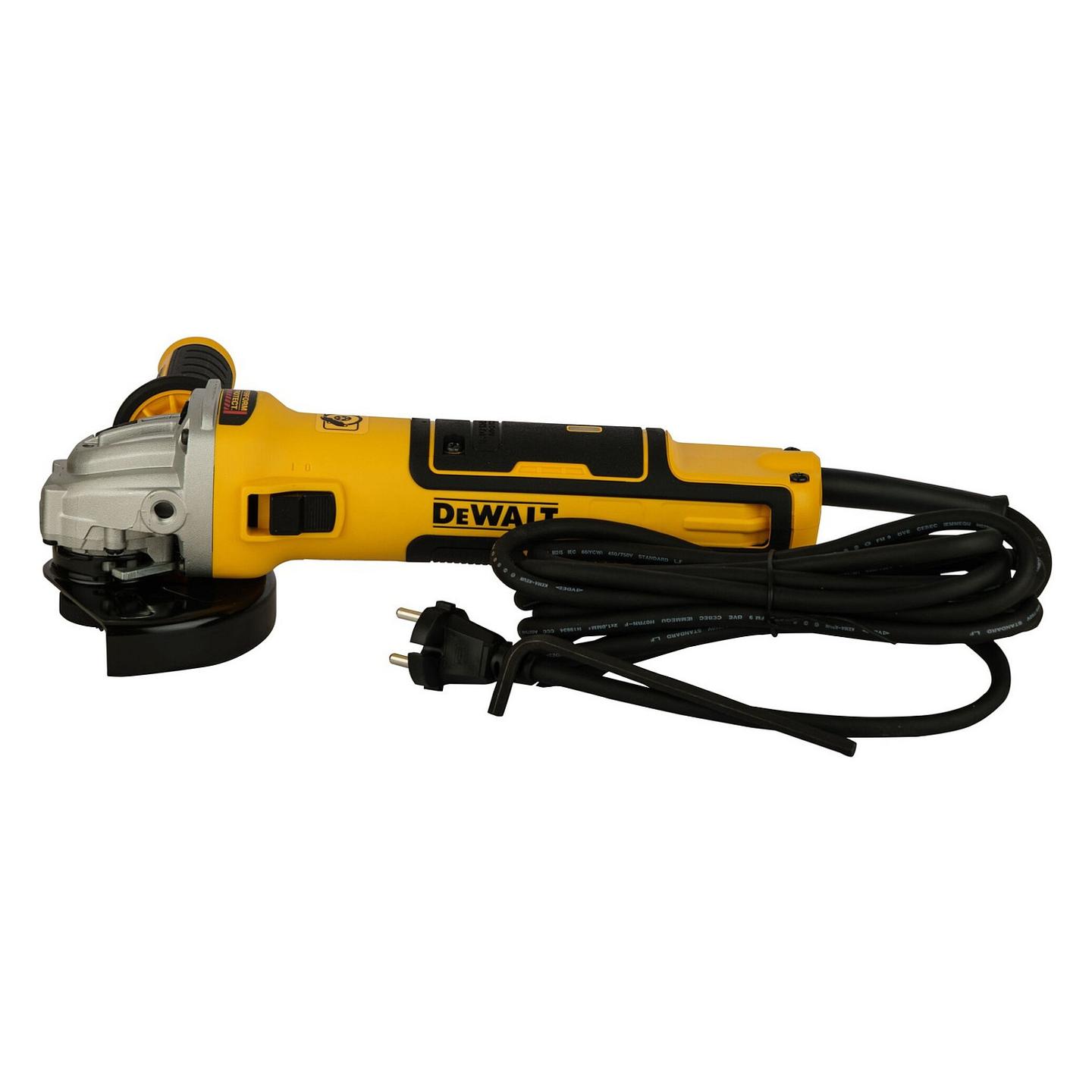 Grirëse Këndore DeWALT DWE4347-QS, 1700W, Brushless, 125mm, 10500rpm, M14, 2.3kg - Zezë/Verdhë