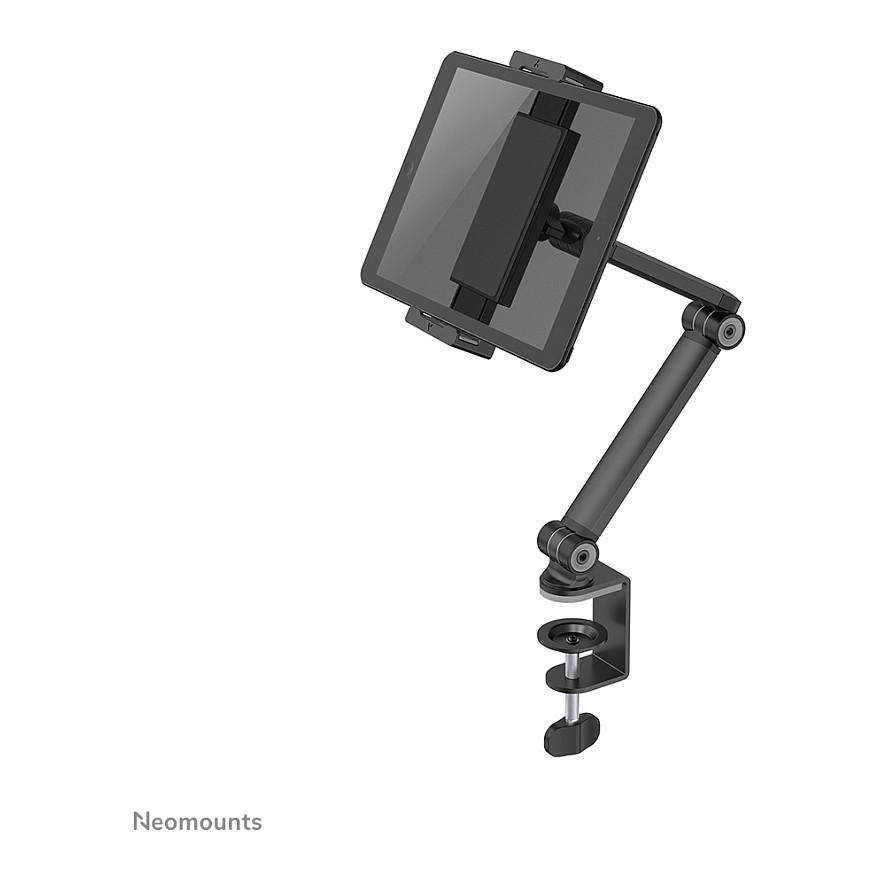 Mbajtëse për Tablet Neomounts DS15-545BL1 / 4.7-12.9" / Kapëse për Tavolinë / Full Motion / Rrotullim 360° / Anim 270° / Ngarkesë deri 1kg - Zezë