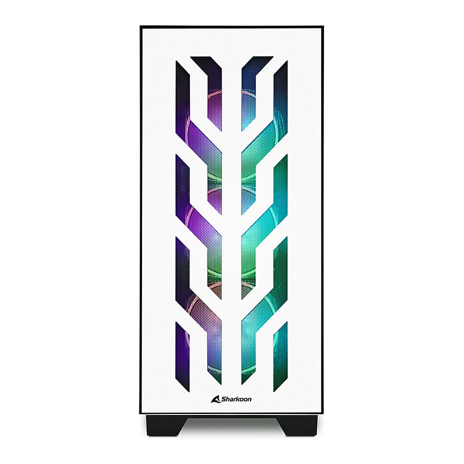 Kasë Sharkoon Elite Shark CA300T ATX/E-ATX 2xGlas – Bardhë - 2
