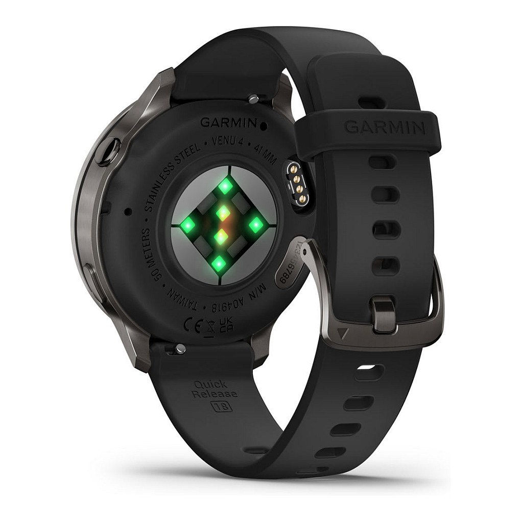 Orë e mençur Garmin Venu 4 / 41mm / Silicone Strap – Zezë - 5