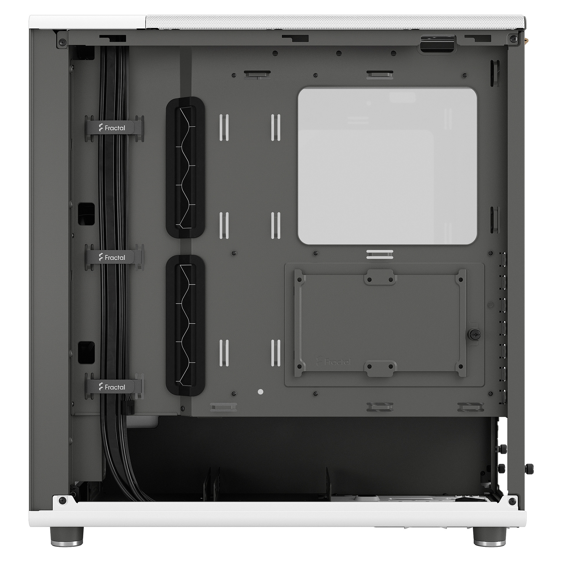 Kasë PC Fractal Design North / Midi Tower / ATX / 2x 140mm Fan - Bardhë - 20