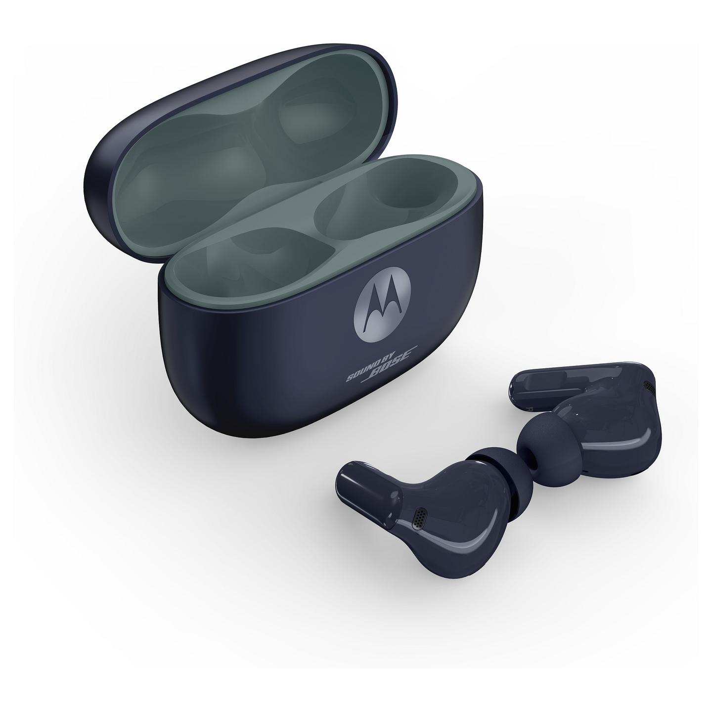 Kufje pa kabllo Motorola moto buds 2 plus / 11 mm + Balanced Armature / Bluetooth 6.0 / Sound by Bose / Dynamic ANC / 40 orë – Zezë - 11