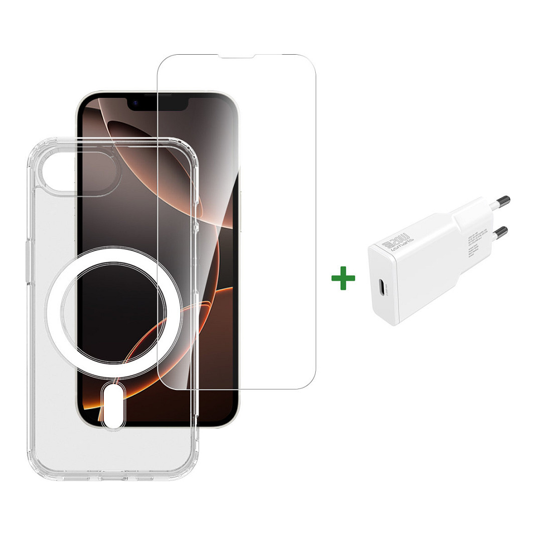 Aksesorë Apple 4smarts 3in1 Premium Starter Set për Apple iPhone 16e - 1