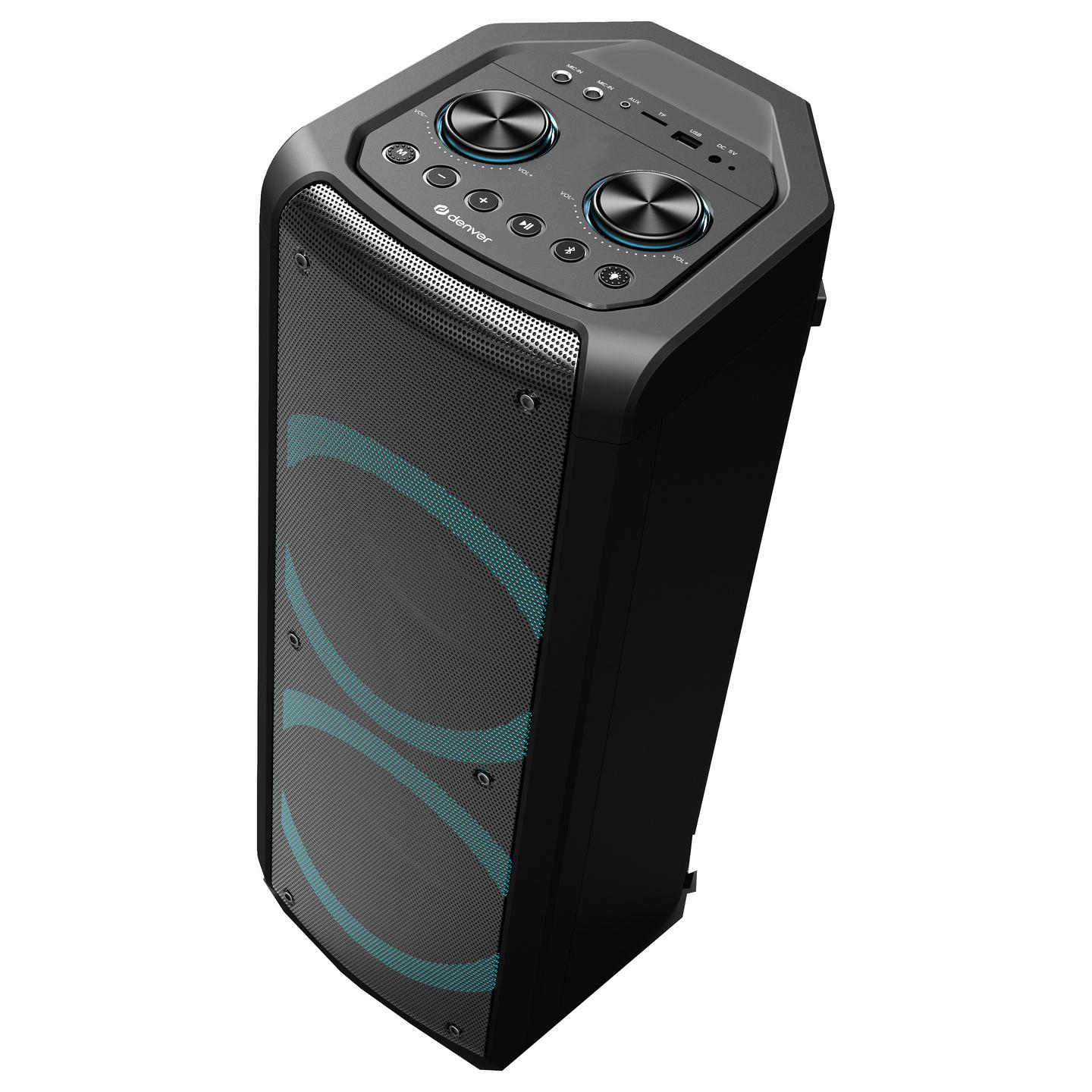 Altoparlant Denver BPS-352, 300W, 30W RMS, Bluetooth 5.0, USB, MicroSD, AUX, TWS - Zezë - 4