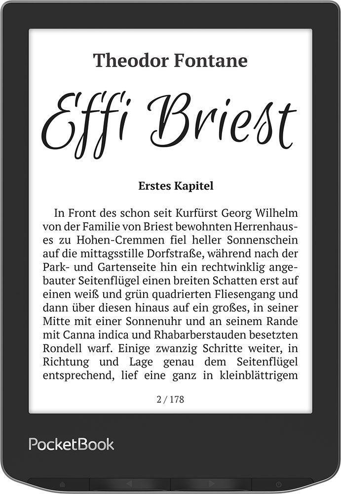 E-book Reader PocketBook Verse / PB629-M-WW / 6" E Ink Carta / 1024 × 758 / 8GB / Wi-Fi / USB-C – Zezë/Argjend - 2
