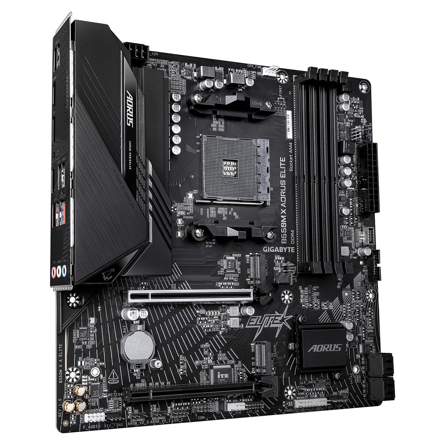 Pllakë Amë Gigabyte B550M X AORUS ELITE / AMD AM4 / DDR4 / Micro-ATX - 3