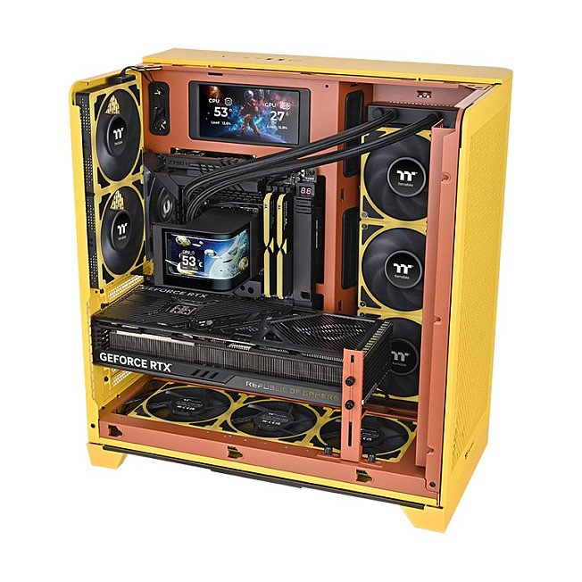 Ftohës për Procesor 360mm Thermaltake MAGCurve 360 Ultra All-In-One Liquid Cooler System ARGB – Zezë - 6