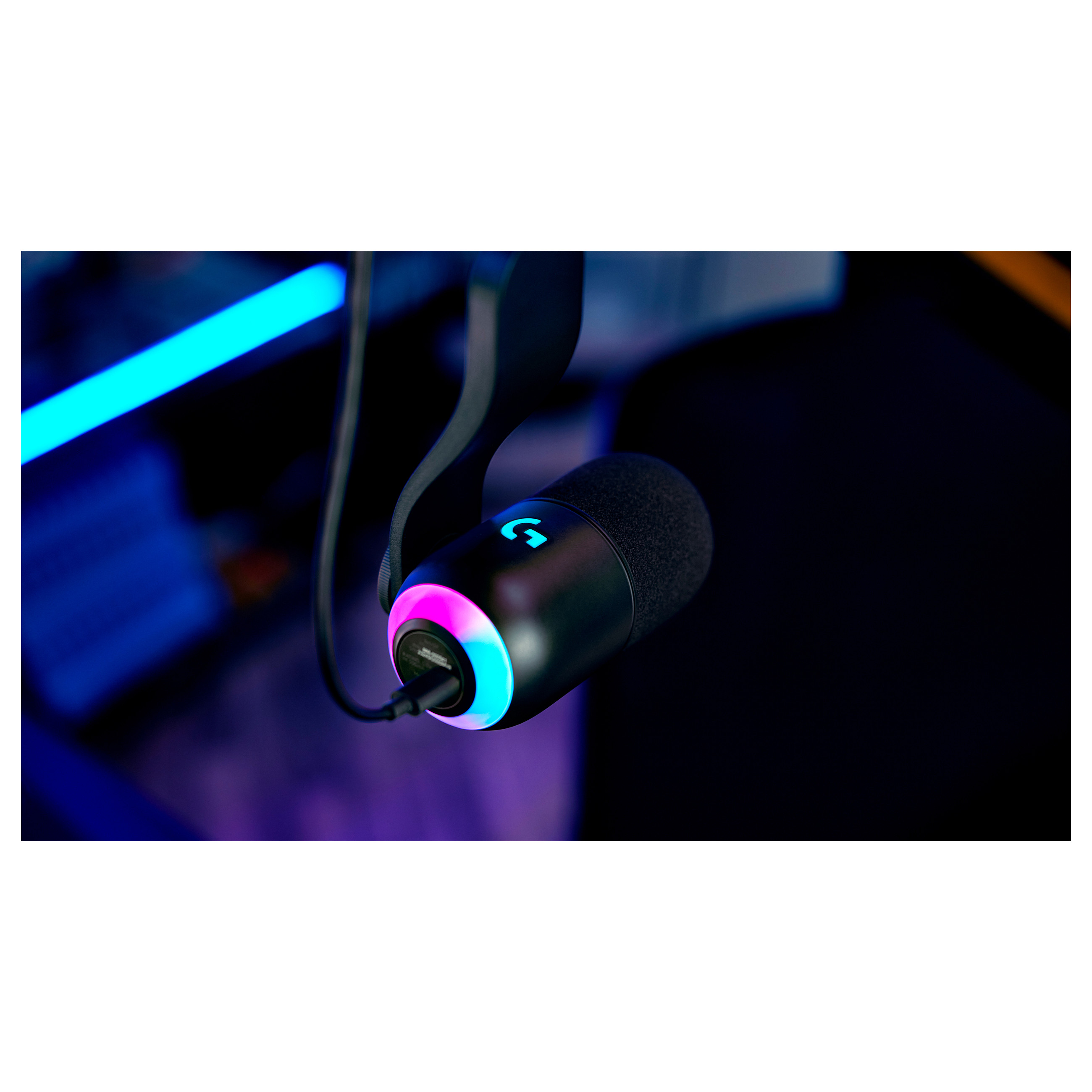 Mikrofon Logitech Yeti GX Dynamic RGB Gaming Mic / LIGHTSYNC / EMEA28-935 - Bardhë - 9