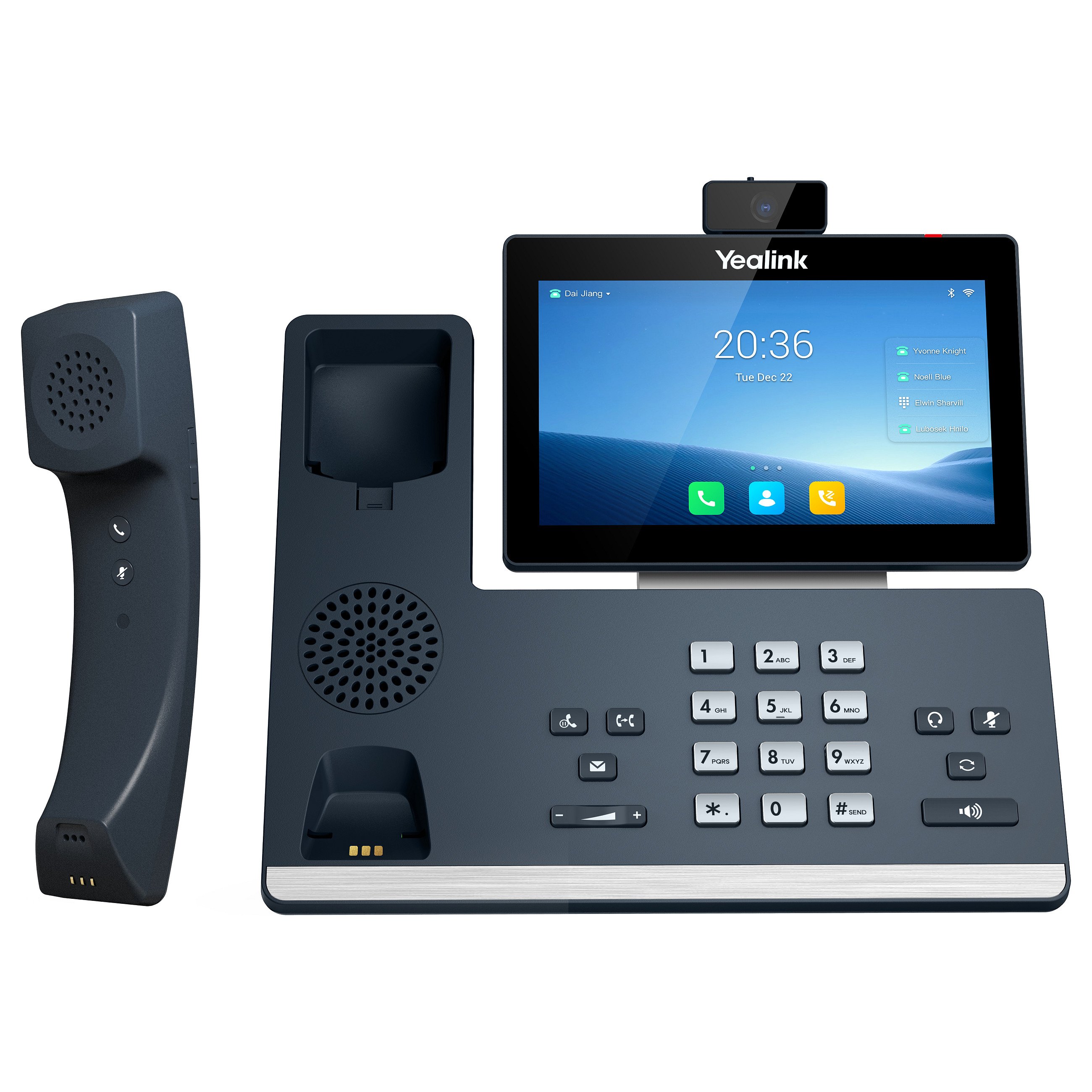 Telefon VoIP Yealink SIP-T58W Pro / 7" / WiFi & Bluetooth - Gri