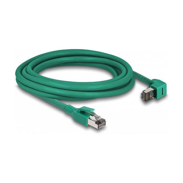 Kabllo për Rrjet DeLOCK 80124 / Cat 6 / SF/UTP / RJ-45 / 1 Gbit/s / 3m - Gjelbër - 1
