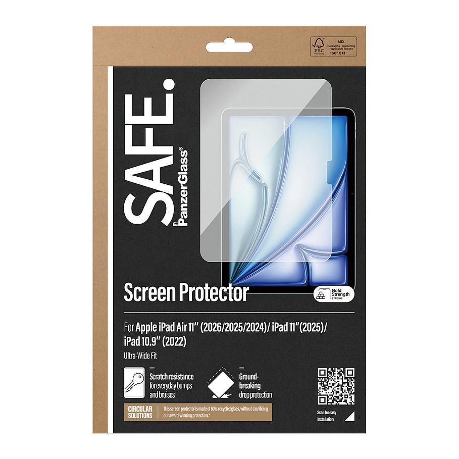 Xham mbrojtës PanzerGlass SAFE / iPad Air 11" (2024–2026) / iPad 11" (2025) / iPad 10.9" (2022) / Ultra-Wide Fit - Transparent - 3