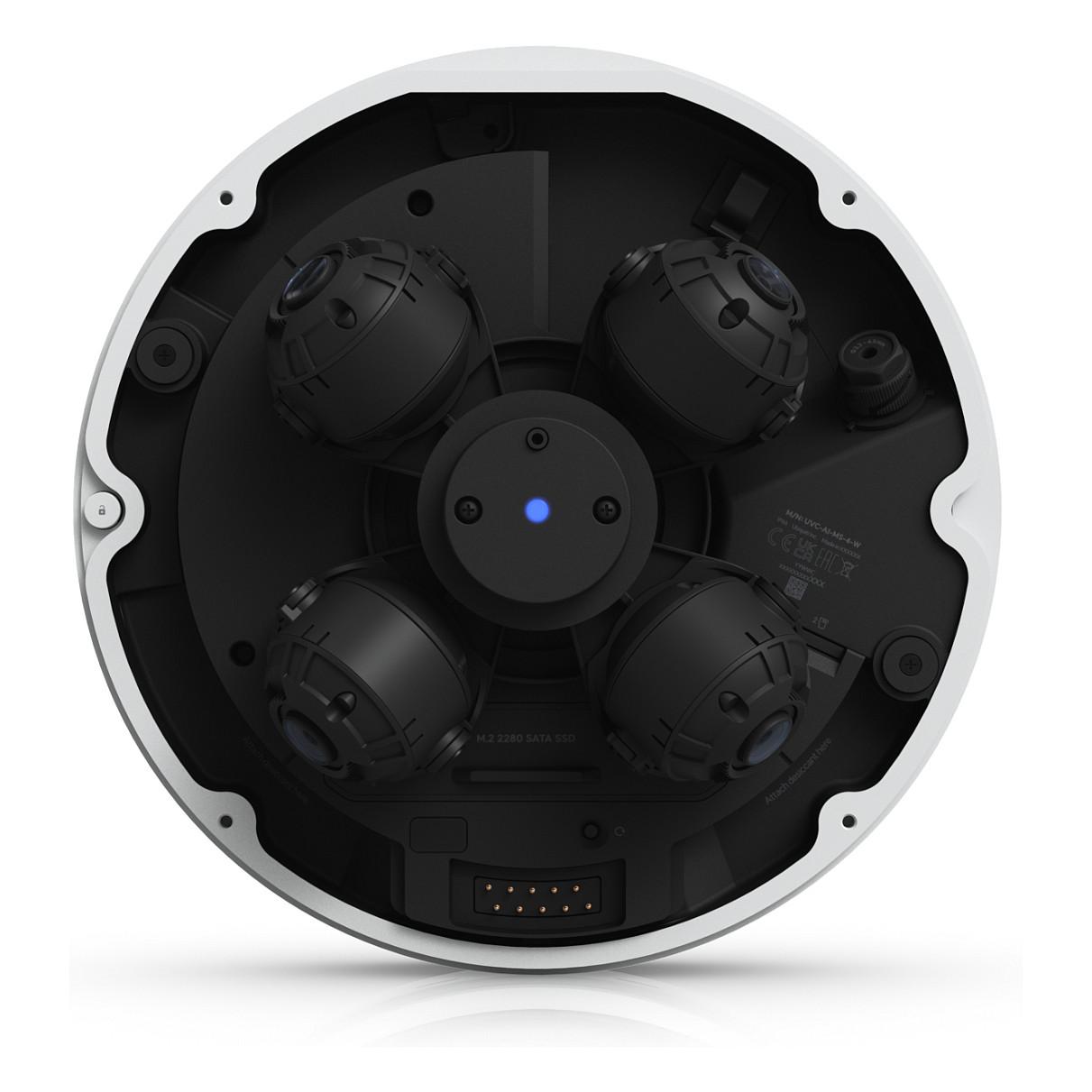 Kamerë Sigurie IP CCTV Ubiquiti AI Multi Sensor 4, 32MP, 4x 8MP, 3.18–7.42mm, 2.33x Optical Zoom, IR 20m, PoE++ - Bardhë - 3
