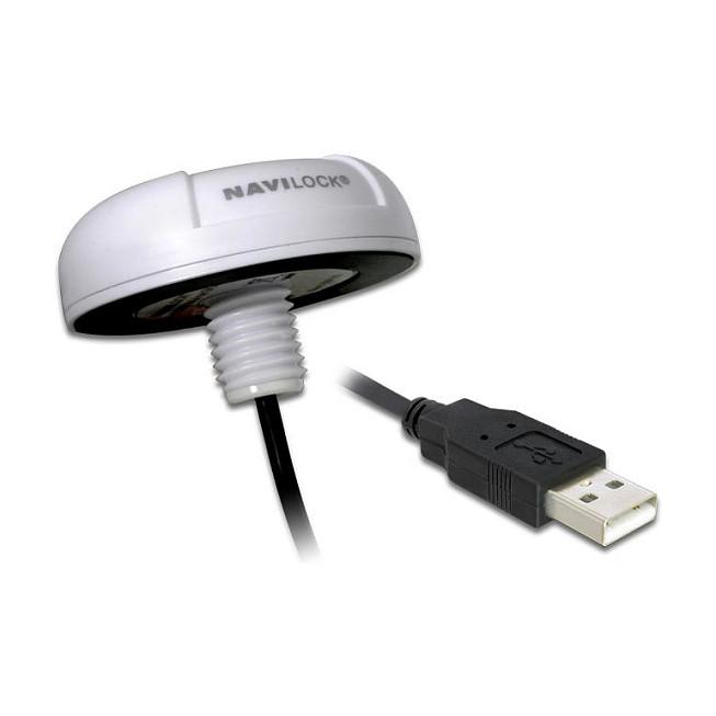 Receiver GPS Navilock NL-8022MU, u-blox 8, GPS, GLONASS, Galileo, USB 2.0 - Bardhë