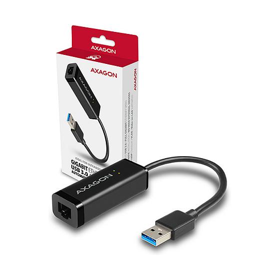 Adapter Rrjeti AXAGON ADE-SR, Gigabit Ethernet 10/100/1000Mbps, USB 3.0 Type-A, 1× RJ45 - Zezë - 9