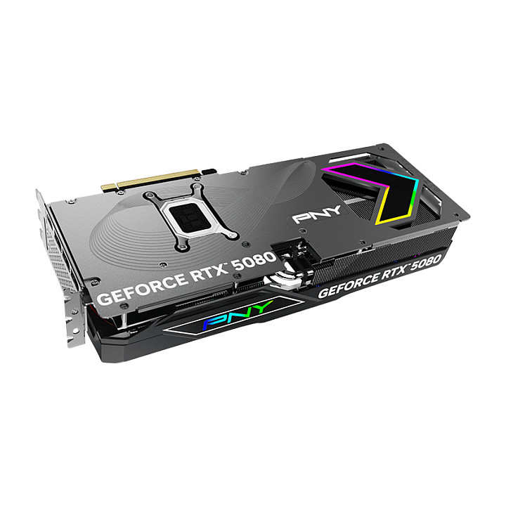 Kartelë Grafike NVIDIA RTX 5080 16GB PNY ARGB OC GDDR7 3Fan - 3