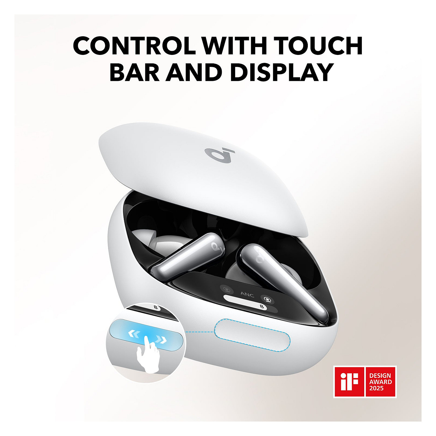 Kufje pa kabllo ANKER Soundcore Liberty 4 Pro – Bardhë - 2