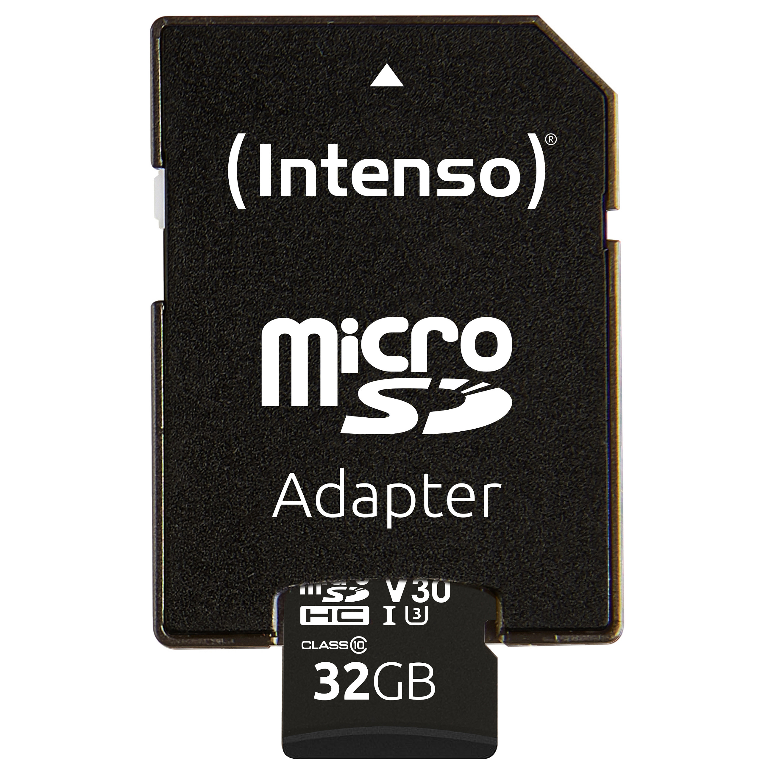 Kartë Memorie SD Intenso microSDHC 32GB UHS-I Class 10 90MB/s me Adapter SD - 4