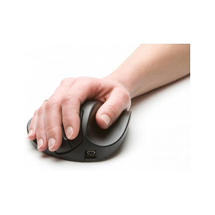 Maus pa Kabllo BakkerElkhuizen HandShoeMouse Wireless Small / Ergonomik / 3 Butona - Zezë - 2